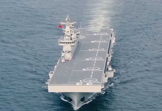 海軍新篇章，075型三號艦正式入列，海軍新篇章，075型三號艦正式入列啟航