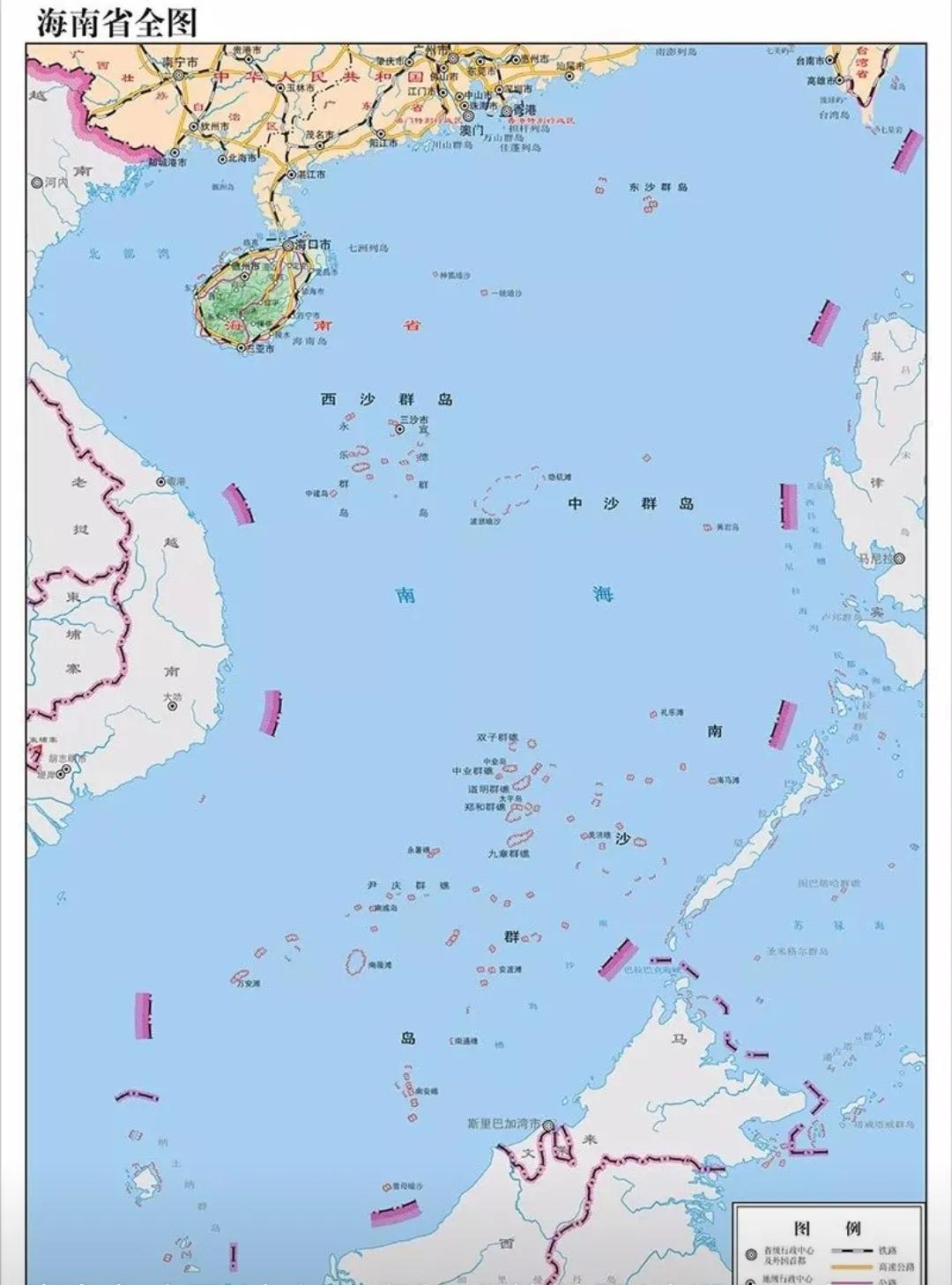 南海地圖高清版大圖，探索神秘的海洋疆域，南海高清地圖大圖，探索神秘海洋疆域之旅